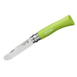 Opinel Children Knife, N°07, Stainless - Green