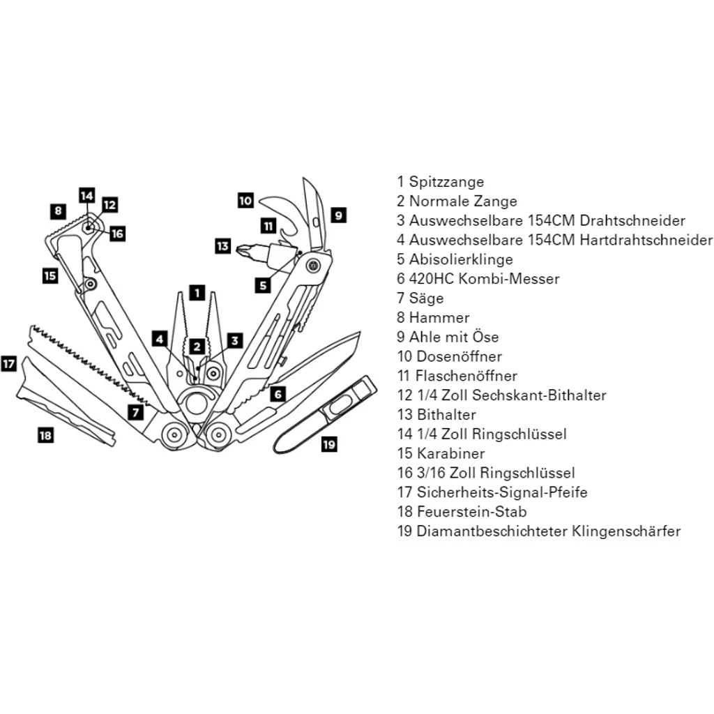 Leatherman Signal Multitool - Coyote & Black - Afbeelding 5