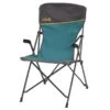 Uquip Izzy Folding Chair - Petrol/grey