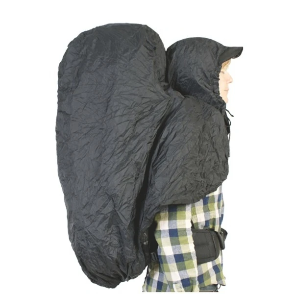 Bach Hooded Raincover - Black - Afbeelding 2