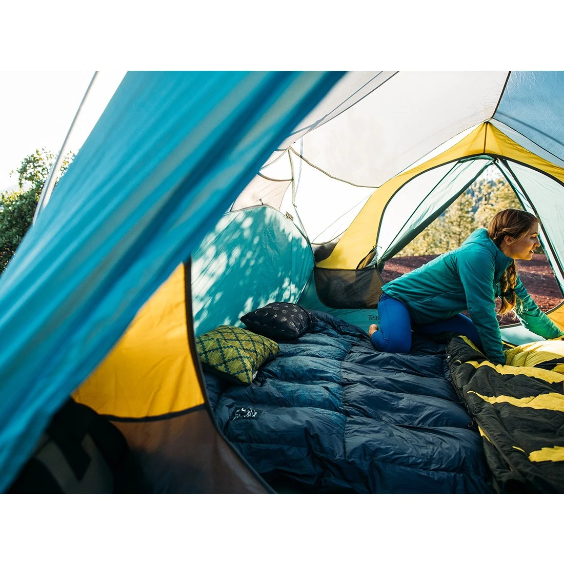 Therm-a-Rest Ramble Down Blanket - Donzen Deken - Eclipse Blue - Afbeelding 5