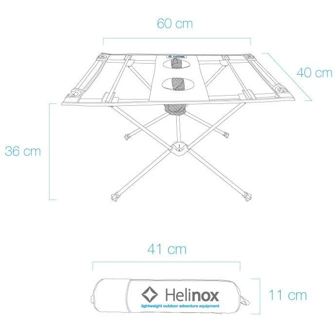 Helinox Table One - Black / O. Blue - Afbeelding 10