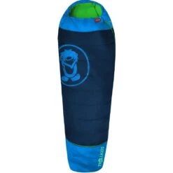 Trollkids Fjell Dreamer Extendable Sleeping Bag Kids - Navy/Medium Blue/Green