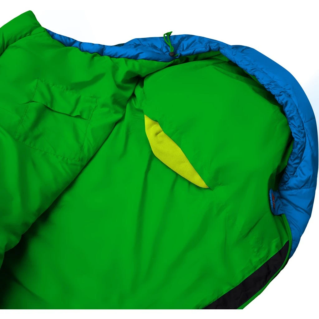 Trollkids Fjell Dreamer Extendable Sleeping Bag Kids - Navy/Medium Blue/Green - Afbeelding 5