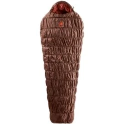 Deuter Exosphere -6° SL Dames Slaapzak - Rits Links - Umbra-redwood
