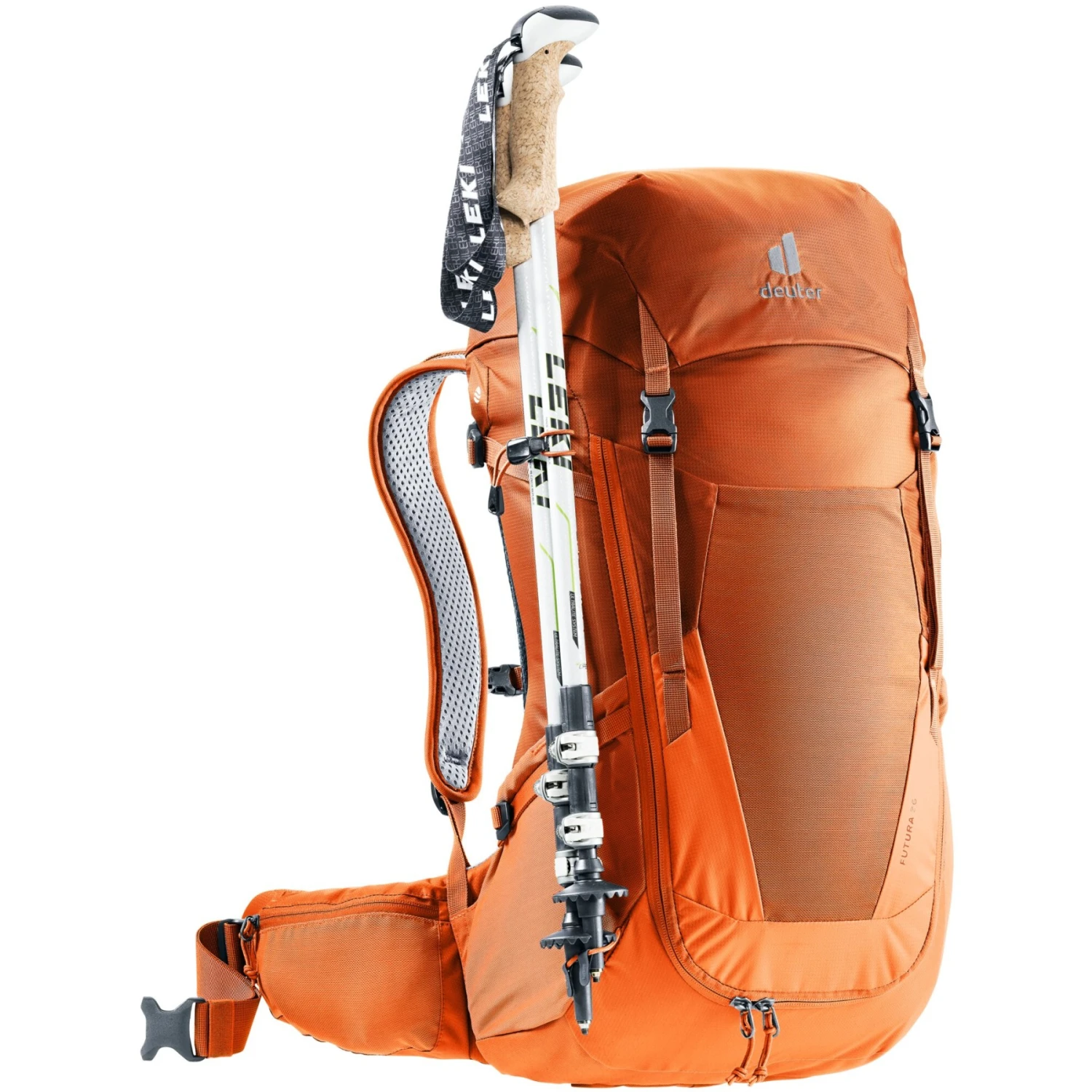 Deuter Futura 26 Rugzak - Chestnut-mandarine - Afbeelding 8