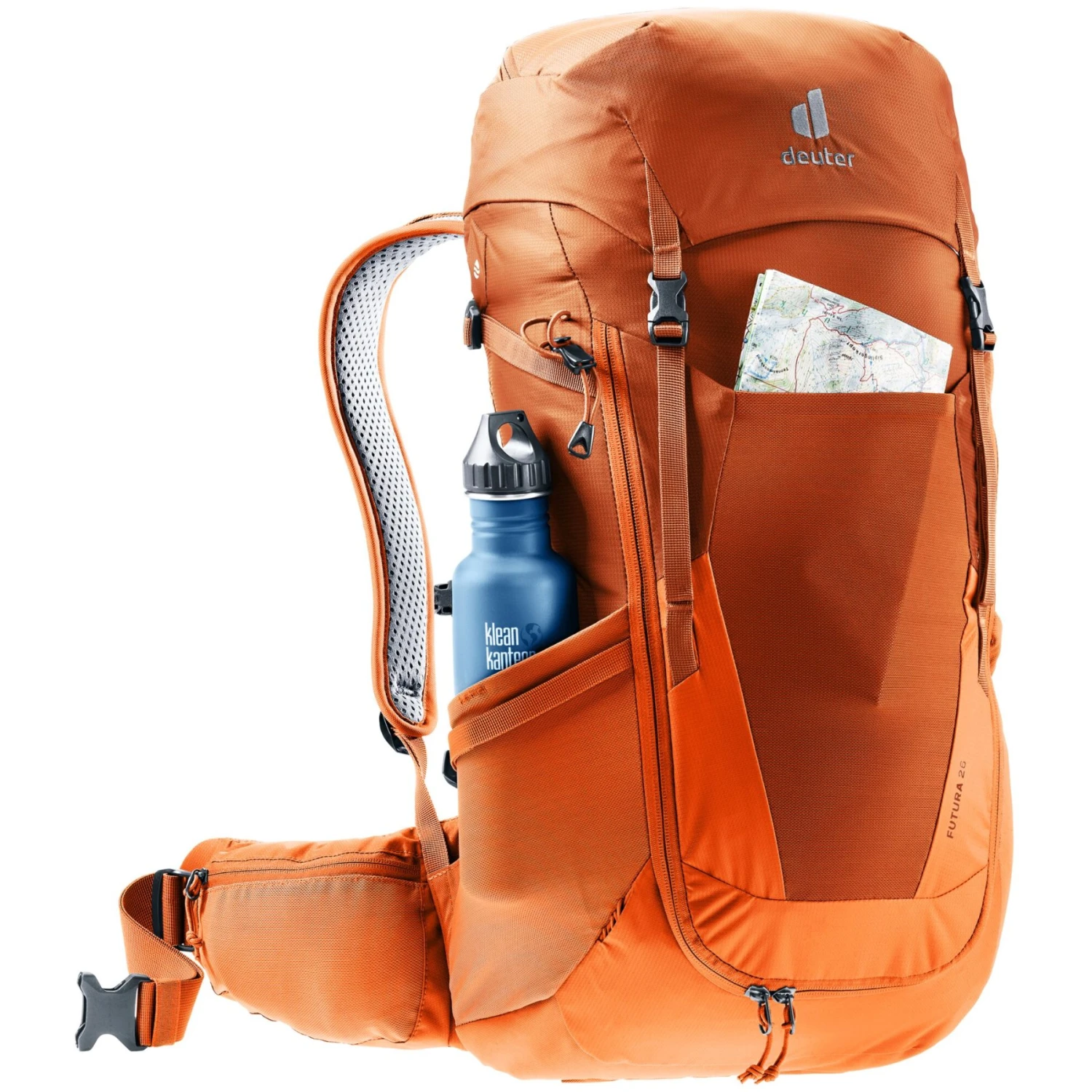 Deuter Futura 26 Rugzak - Chestnut-mandarine - Afbeelding 10