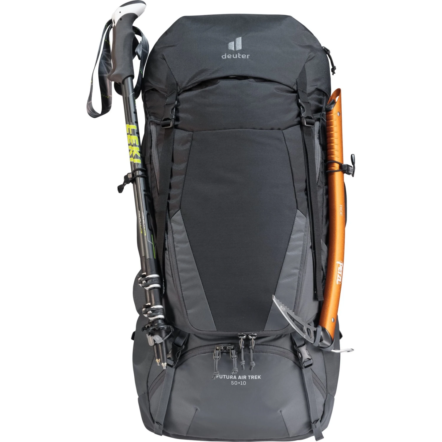 Deuter Futura Air Trek 50+10 Trekking Rugzak - Black-graphite - Afbeelding 7