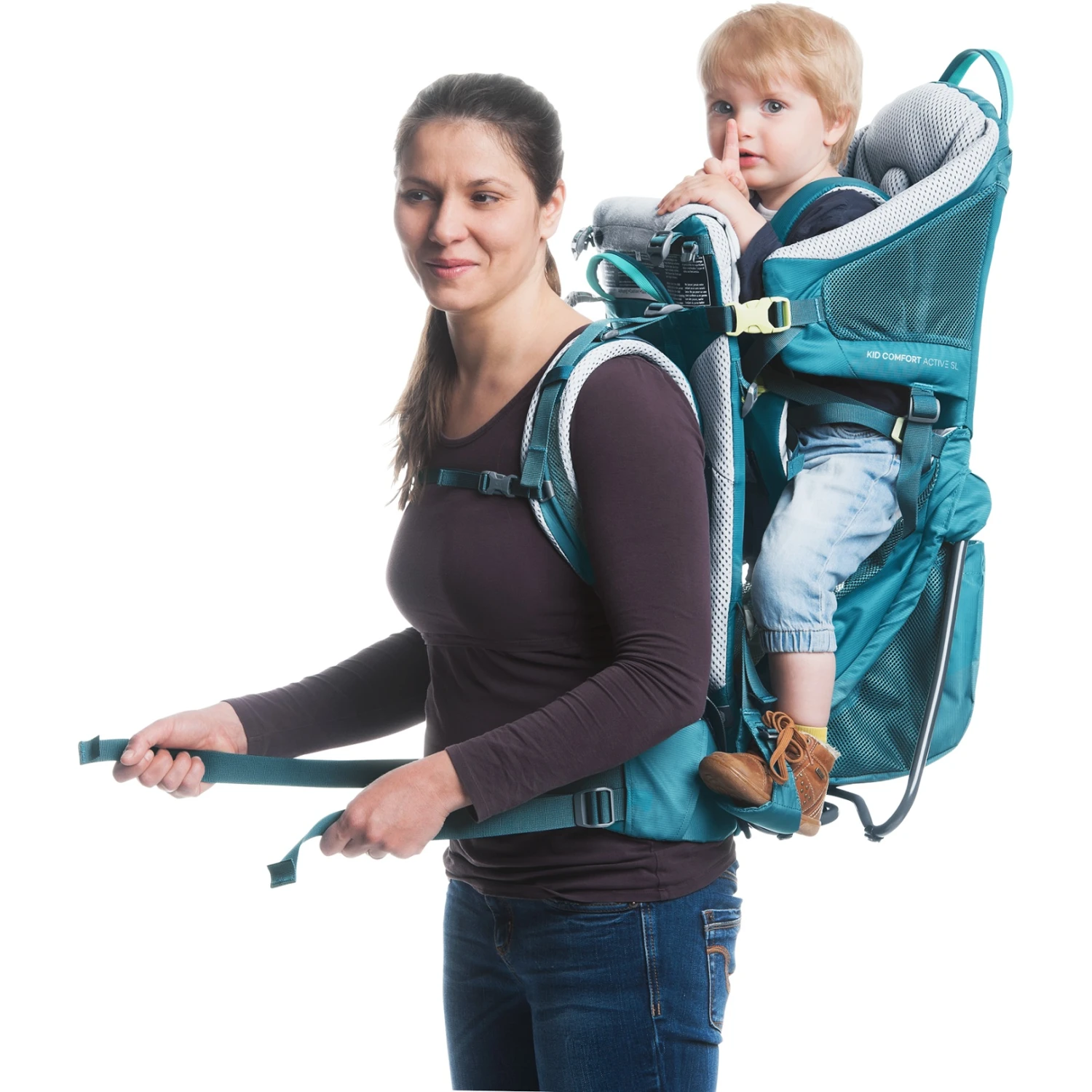 Deuter Kid Comfort Active SL Women's Child Carrier - Denim - Afbeelding 4