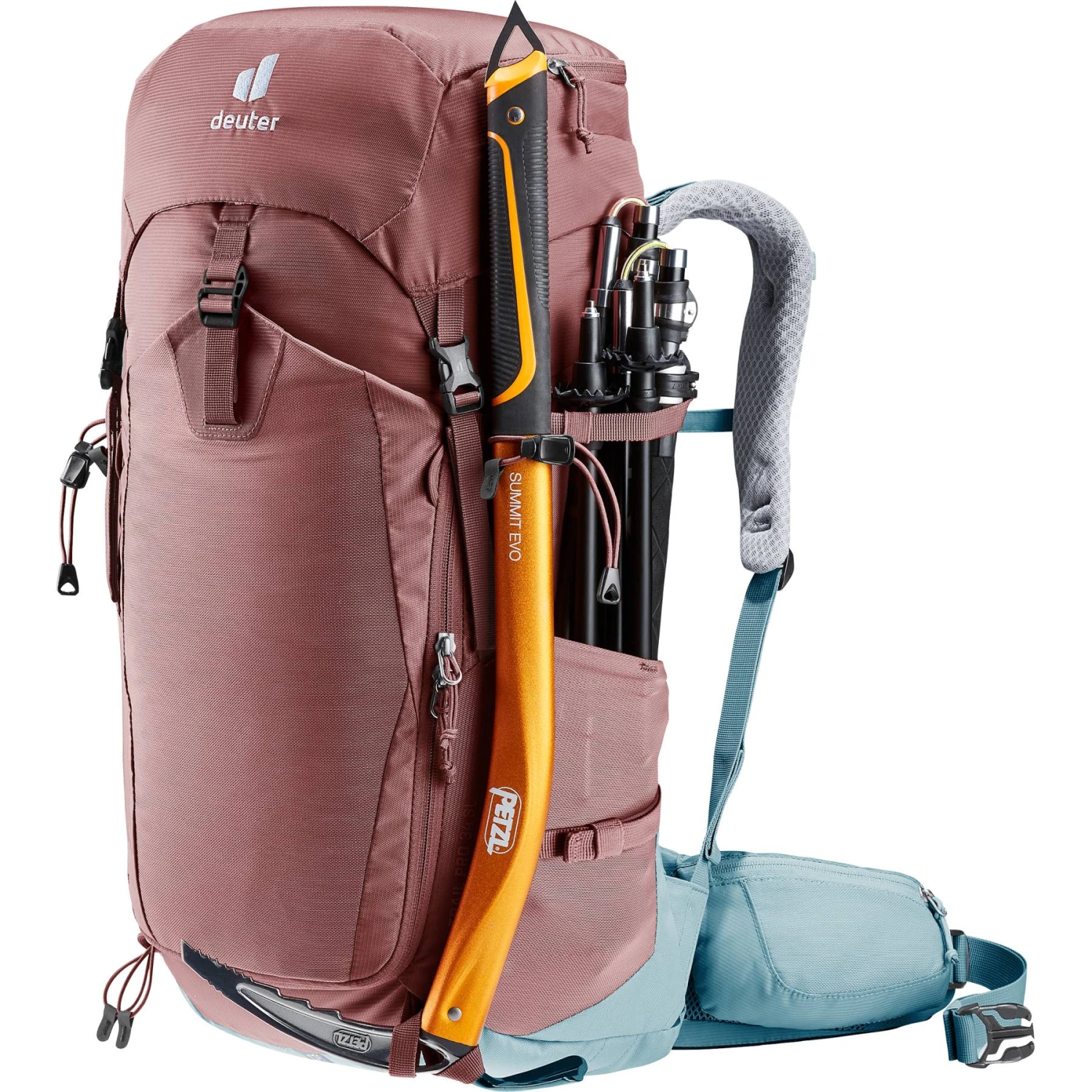 Deuter Trail Pro 34 SL Dames Rugzak - Caspia-dusk - Afbeelding 8