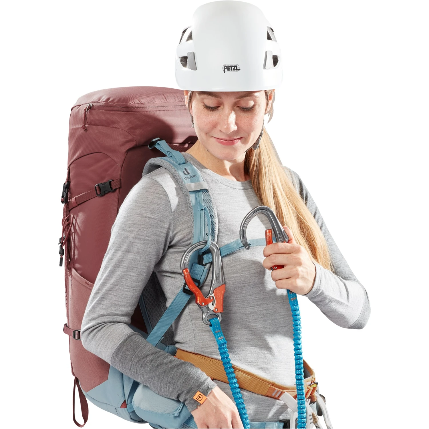 Deuter Trail Pro 34 SL Dames Rugzak - Caspia-dusk - Afbeelding 7