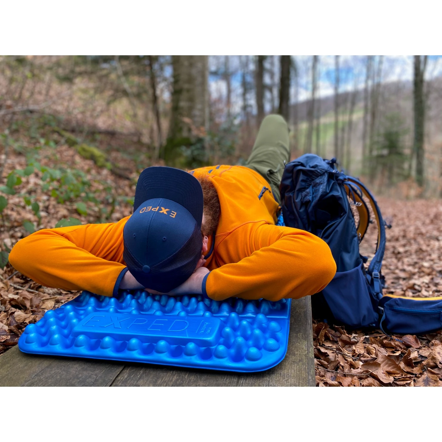 Exped FlexMat Plus Sleeping Mat - LW - Blue - Afbeelding 5