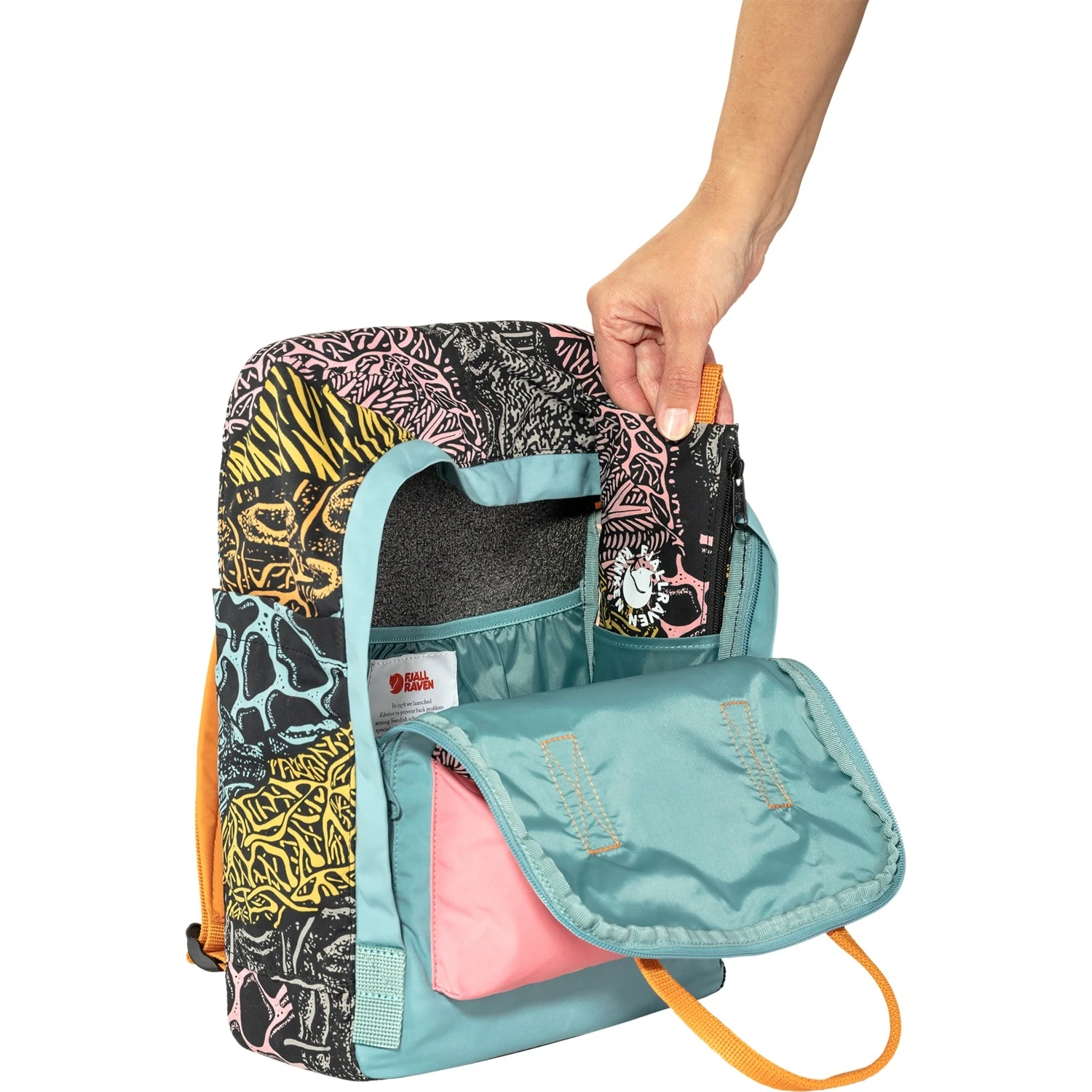 FJÄLLRÄVEN Fjällräven Kanken Art Plus Rugzak - Darkwoods - Afbeelding 6