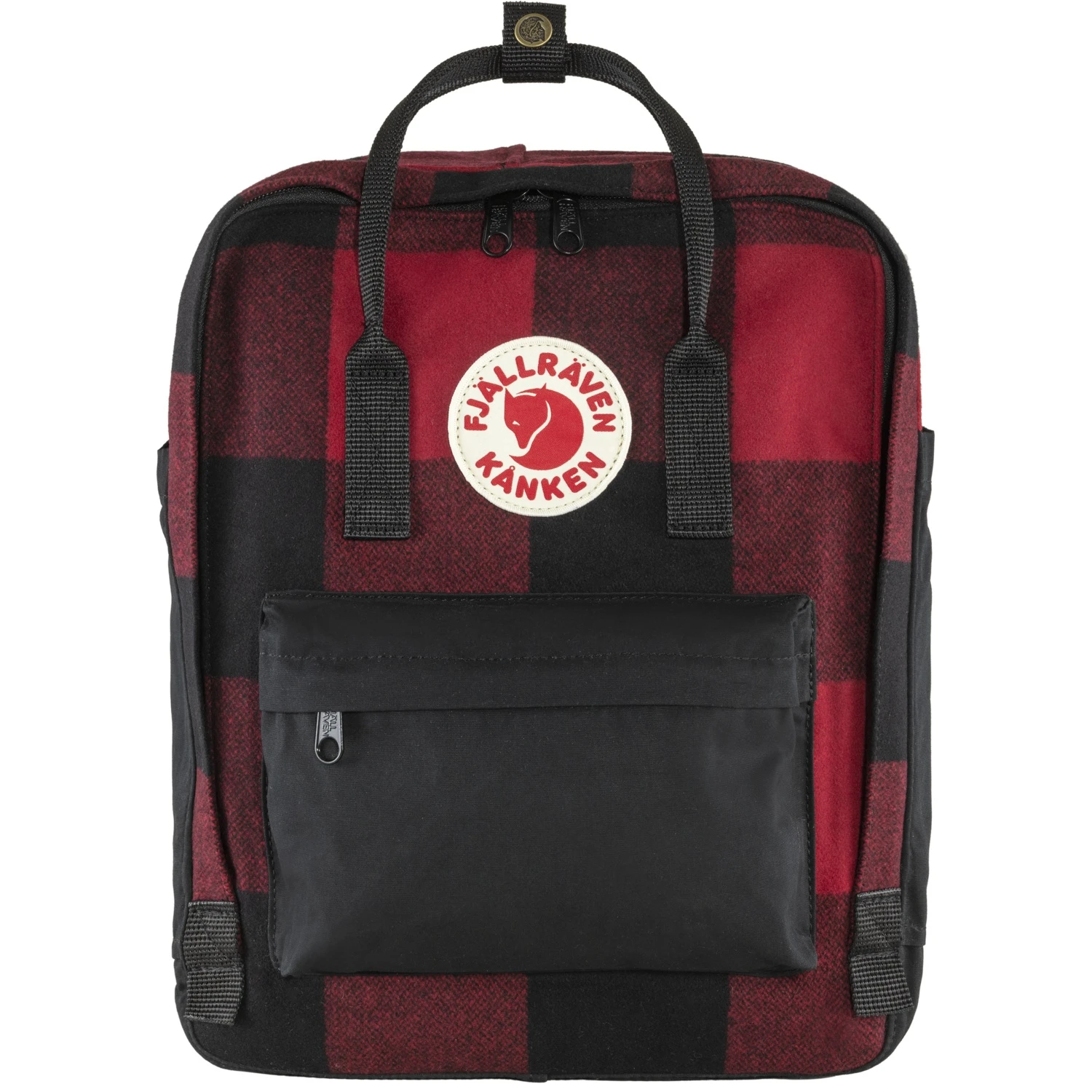 FJÄLLRÄVEN Fjällräven Kanken Re-Wool Rugzak - Red-black - Afbeelding 3