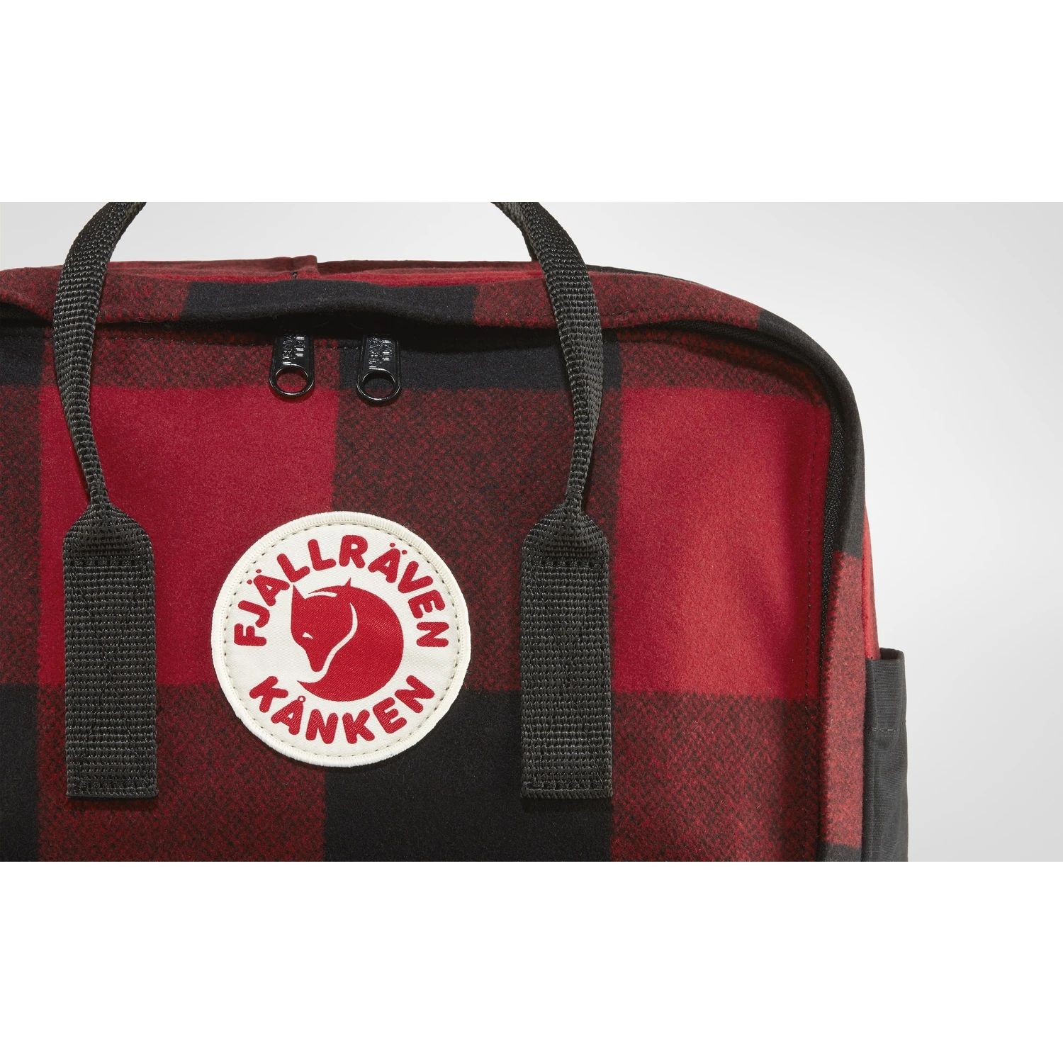 FJÄLLRÄVEN Fjällräven Kanken Re-Wool Rugzak - Red-black - Afbeelding 5