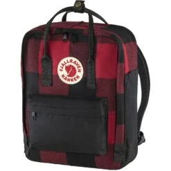FJÄLLRÄVEN Fjällräven Kanken Re-Wool Rugzak - Red-black