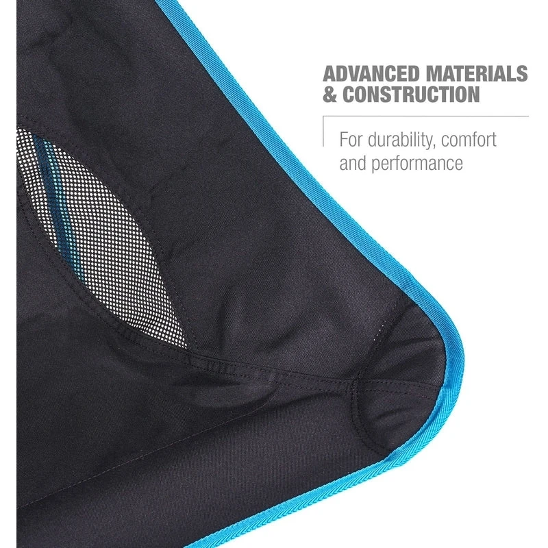 Helinox Beach Chair - Campingstoel - Zwart / Cyan Blue - Afbeelding 5