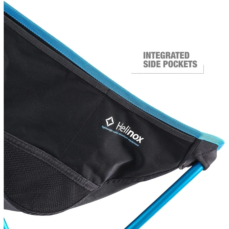 Helinox Beach Chair - Campingstoel - Zwart / Cyan Blue - Afbeelding 6