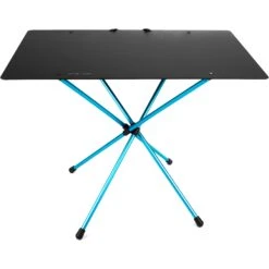 Helinox Café Table Wide - Campingtafel - Zwart / Cyan Blue