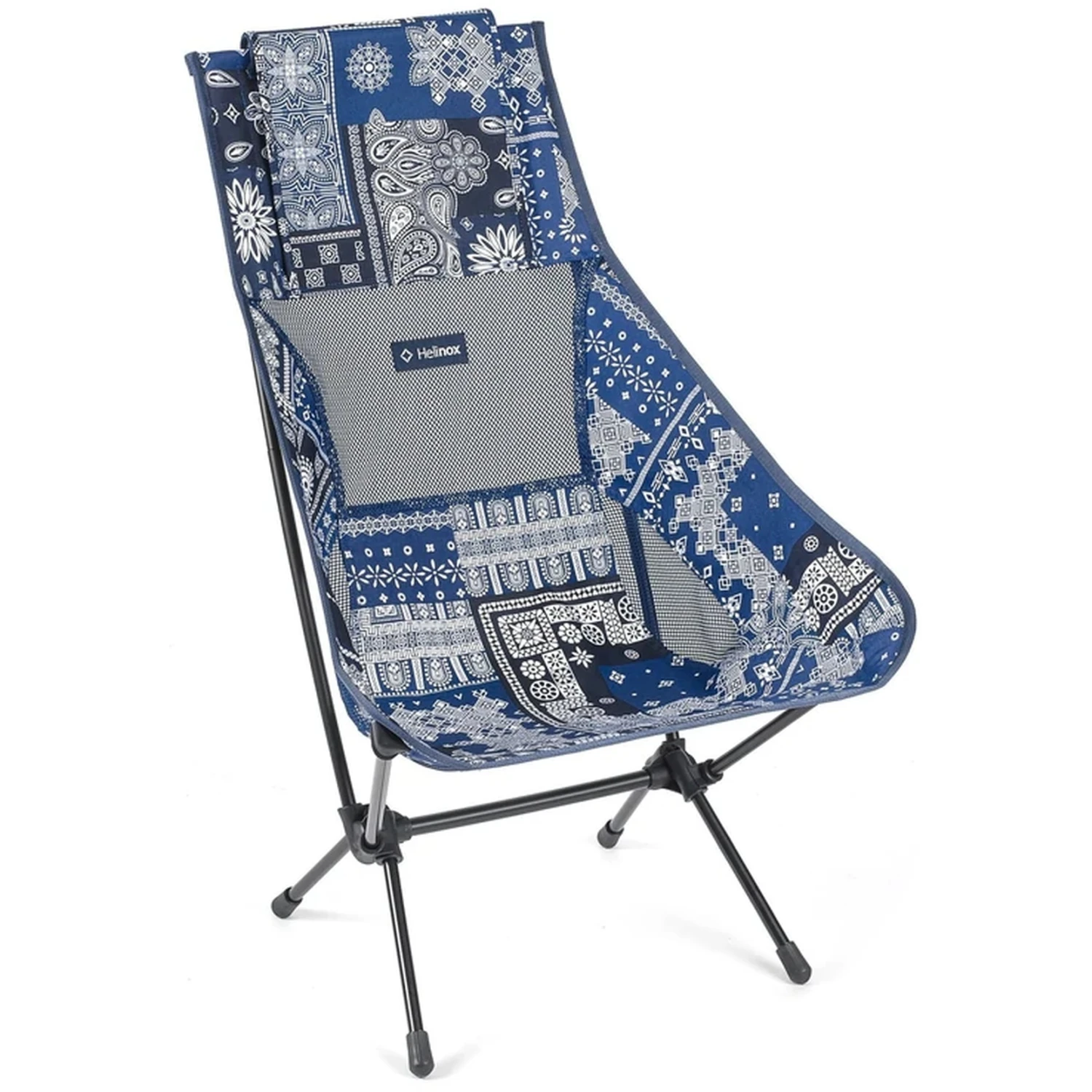 Helinox Chair Two - Campingstoel - Blue Bandanna Quilt - Black