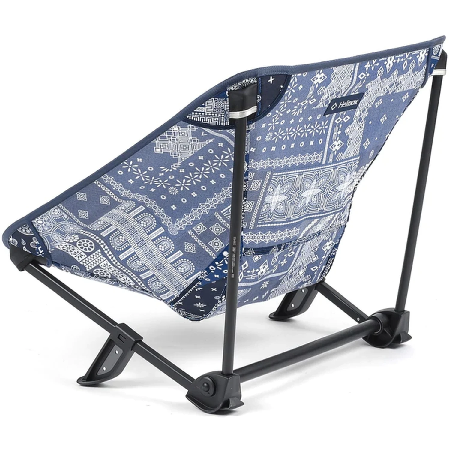 Helinox Incline Festival Chair - Blue Bandanna Quilt - Black - Afbeelding 2