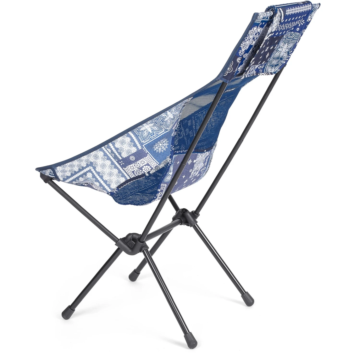 Helinox Sunset Chair - Campingstoel - Blue Bandanna Quilt / Zwart - Afbeelding 2
