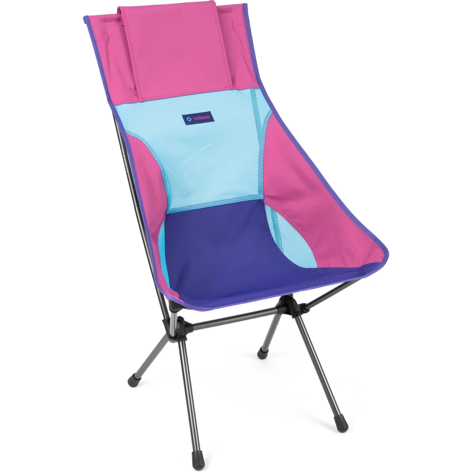 Helinox Sunset Chair - Campingstoel - Multi Block 2023 / Zwart