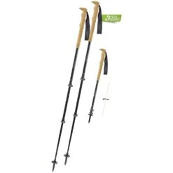 Komperdell Carbon C3 Cloud Trekkingstokken (Paar) - Zwart/zilver