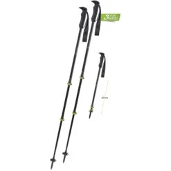 Komperdell Carbon Composite C3 Trekkingstokken (Paar) - Zwart/groen