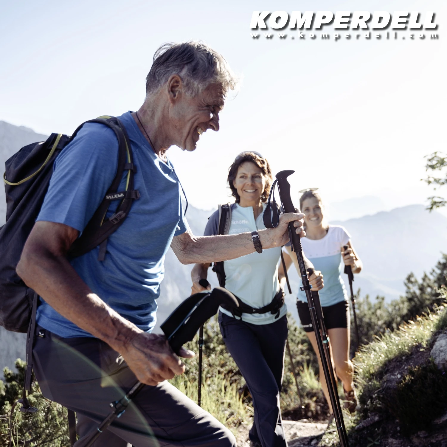 Komperdell Carbon Trail.FXP Foldable Trailrunning Stokken (Paar) - Black/bronze - Afbeelding 6