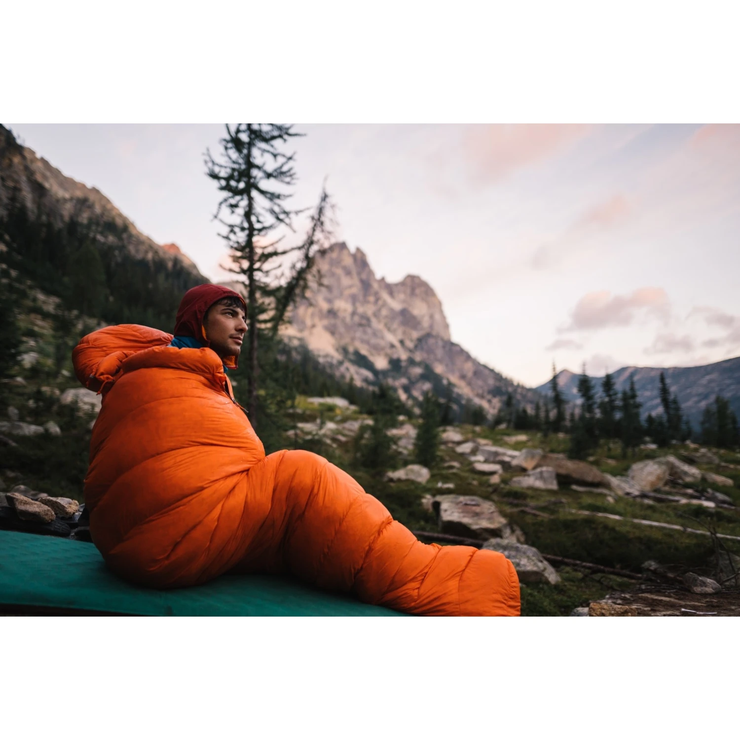 Marmot Lithium Long Slaapzak - Rits Links - Red Sun/picante - Afbeelding 4