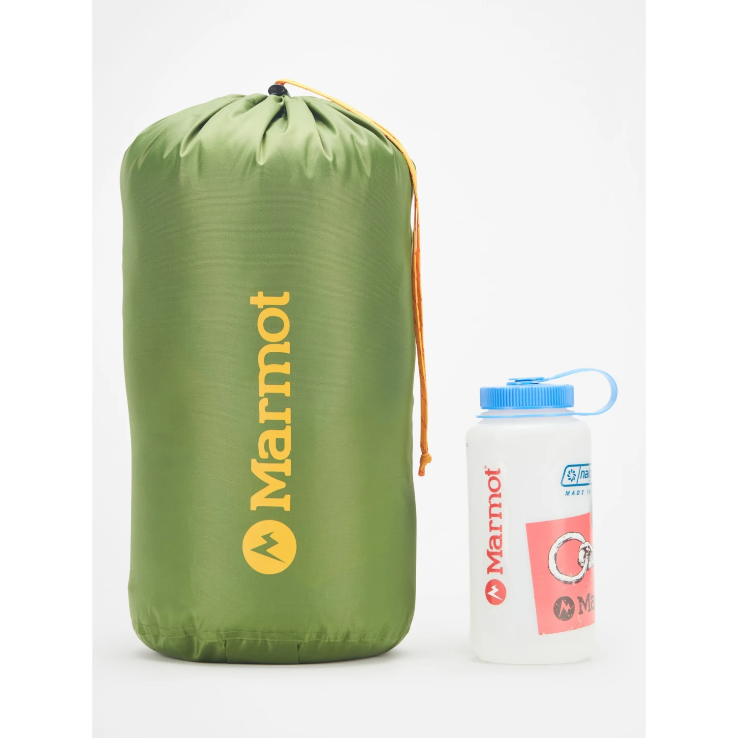 Marmot Never Winter Long Slaapzak - Nori/red Sun - Afbeelding 4