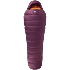 Mountain Equipment Classic Eco 500 Regular Dames Slaapzak ME-006742 - Ritssluiting Links - Raisin
