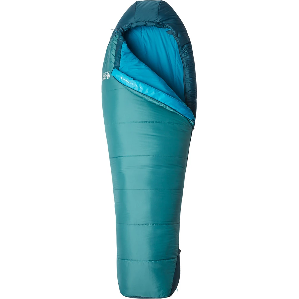 Mountain Hardwear Bozeman 30F/-1C Regular Slaapzak - Zip Right - Washed Turq - Afbeelding 2