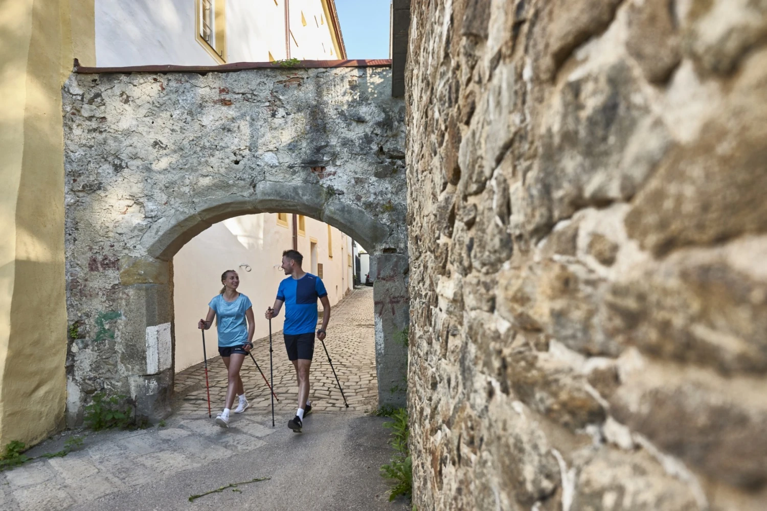 ONE WAY Team 1 MAG Nordic Walking Stokken (Paar) - Asphalt/neon Orange - Afbeelding 6