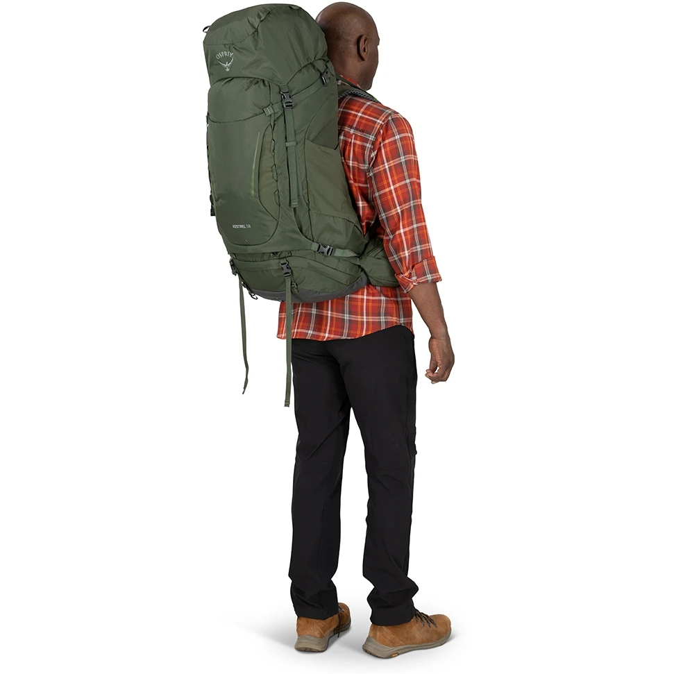 Osprey Kestrel 58 Rugzak - Zwart - L/XL - Afbeelding 13