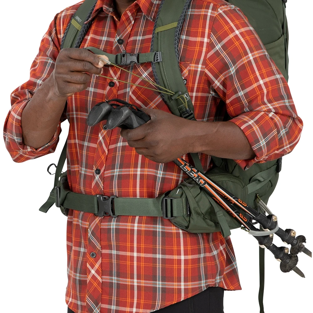 Osprey Kestrel 58 Rugzak - Zwart - L/XL - Afbeelding 14