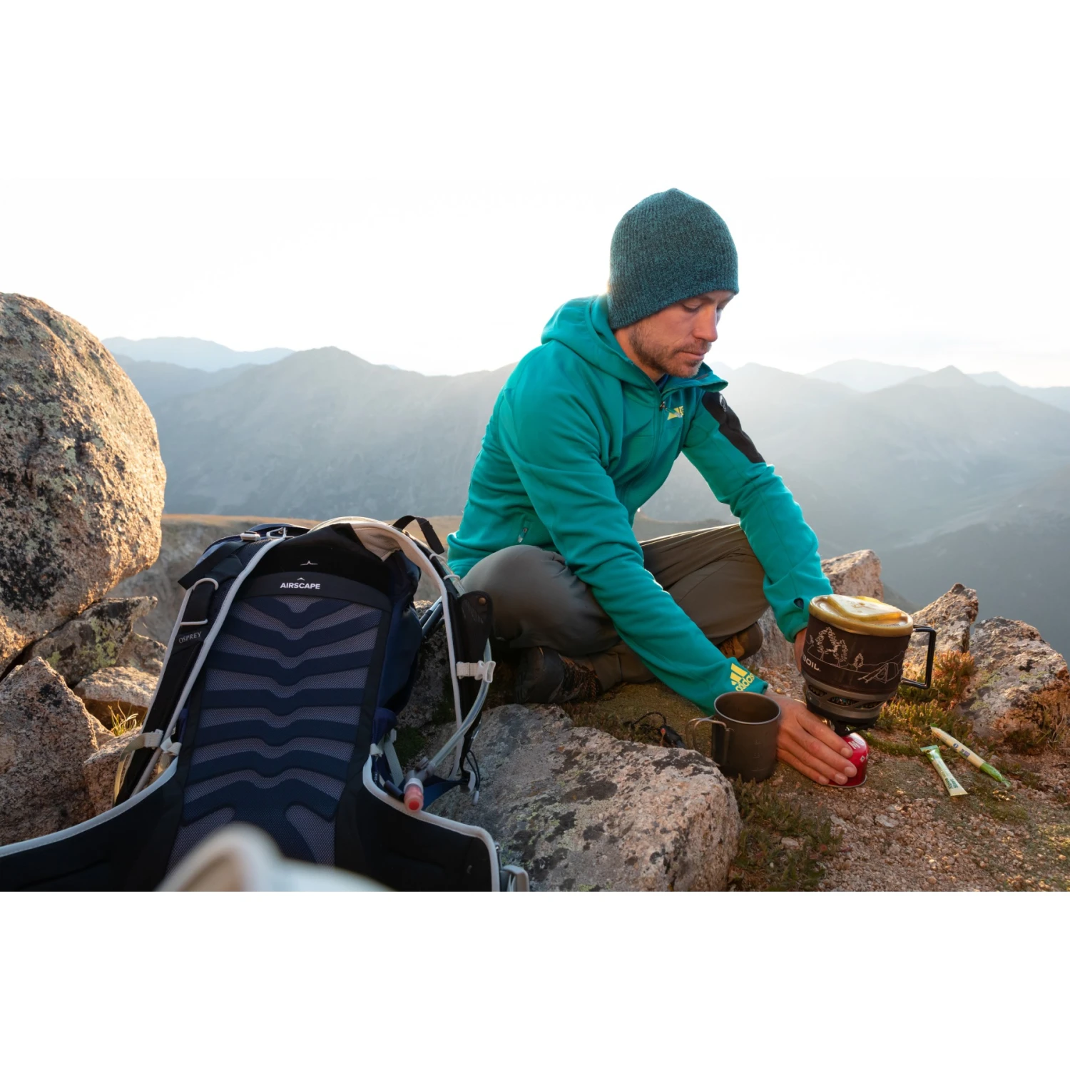 Osprey Talon 55 Backpack - Ceramic Blue - S/M - Afbeelding 10