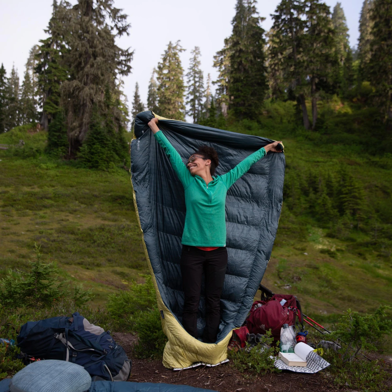 Therm-a-Rest Corus 20F/-6C R Quilt - Gewatteerde Deken - Spring - Afbeelding 14