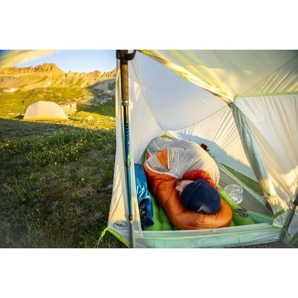Big Agnes Torchlight UL 20 Slaapzak Lang - Rits Links - Oranje/grijs - Afbeelding 6