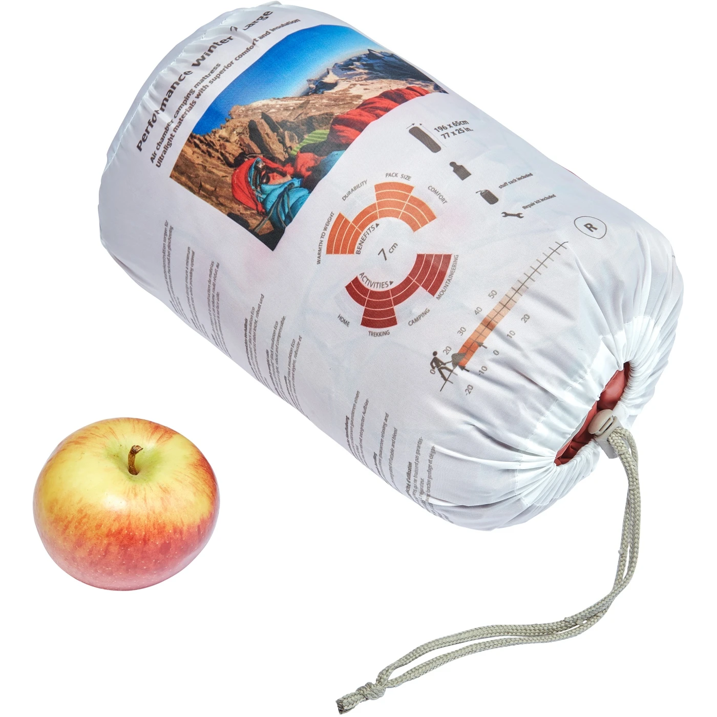 Vaude Performance Winter 7 L Isomat - Redwood - Afbeelding 4