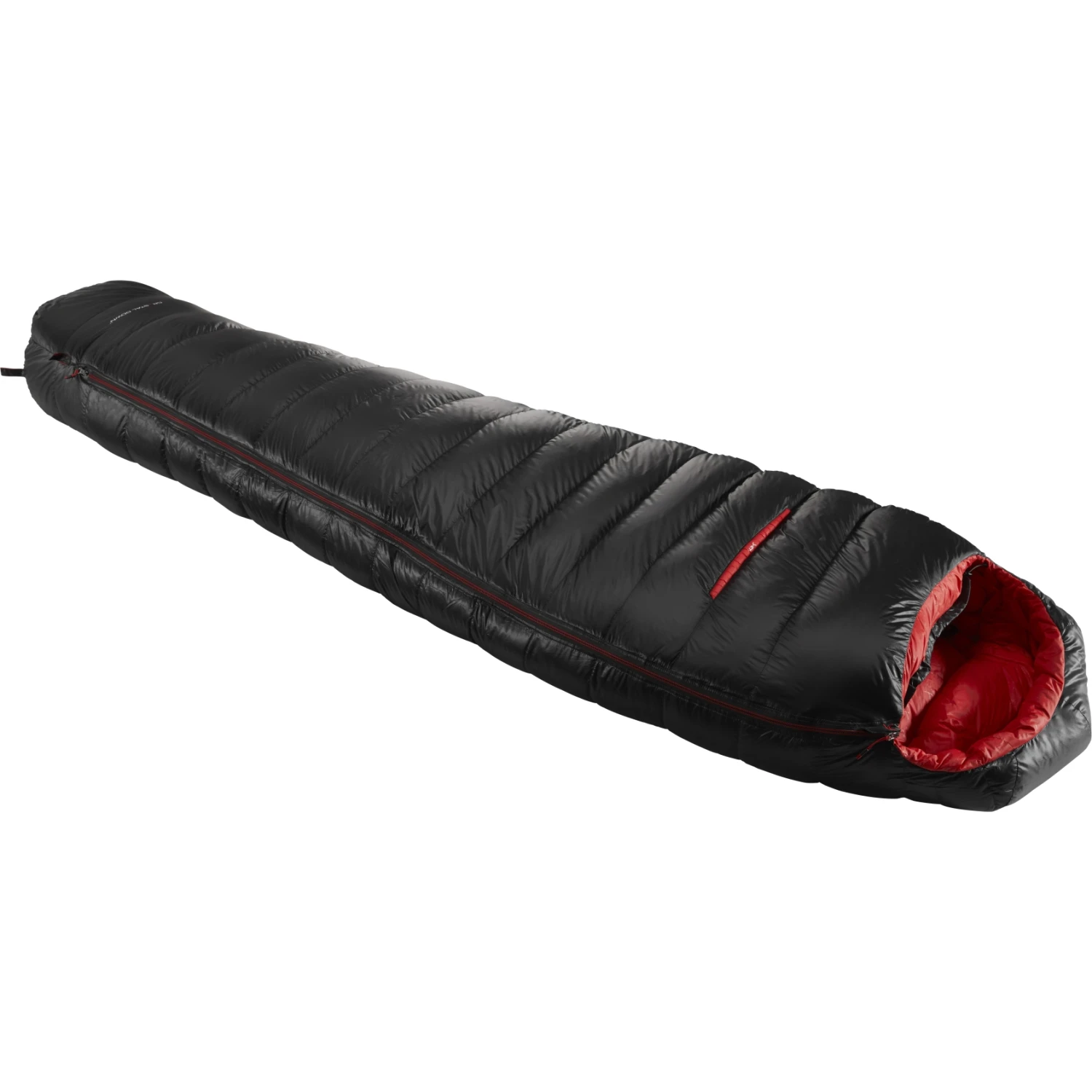 Y By Nordisk VIB 600 M Slaapzak - Rits Links - Black/fiery Red - Afbeelding 2