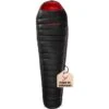 Y By Nordisk VIB 600 L Slaapzak - Rits Links - Black/fiery Red