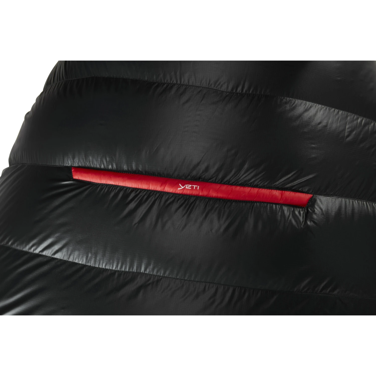 Y By Nordisk VIB 600 M Slaapzak - Rits Links - Black/fiery Red - Afbeelding 12