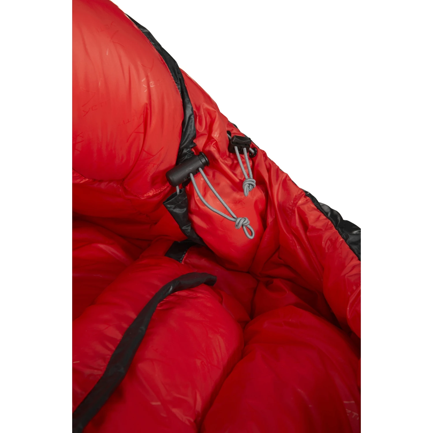 Y By Nordisk VIB 600 M Slaapzak - Rits Links - Black/fiery Red - Afbeelding 9