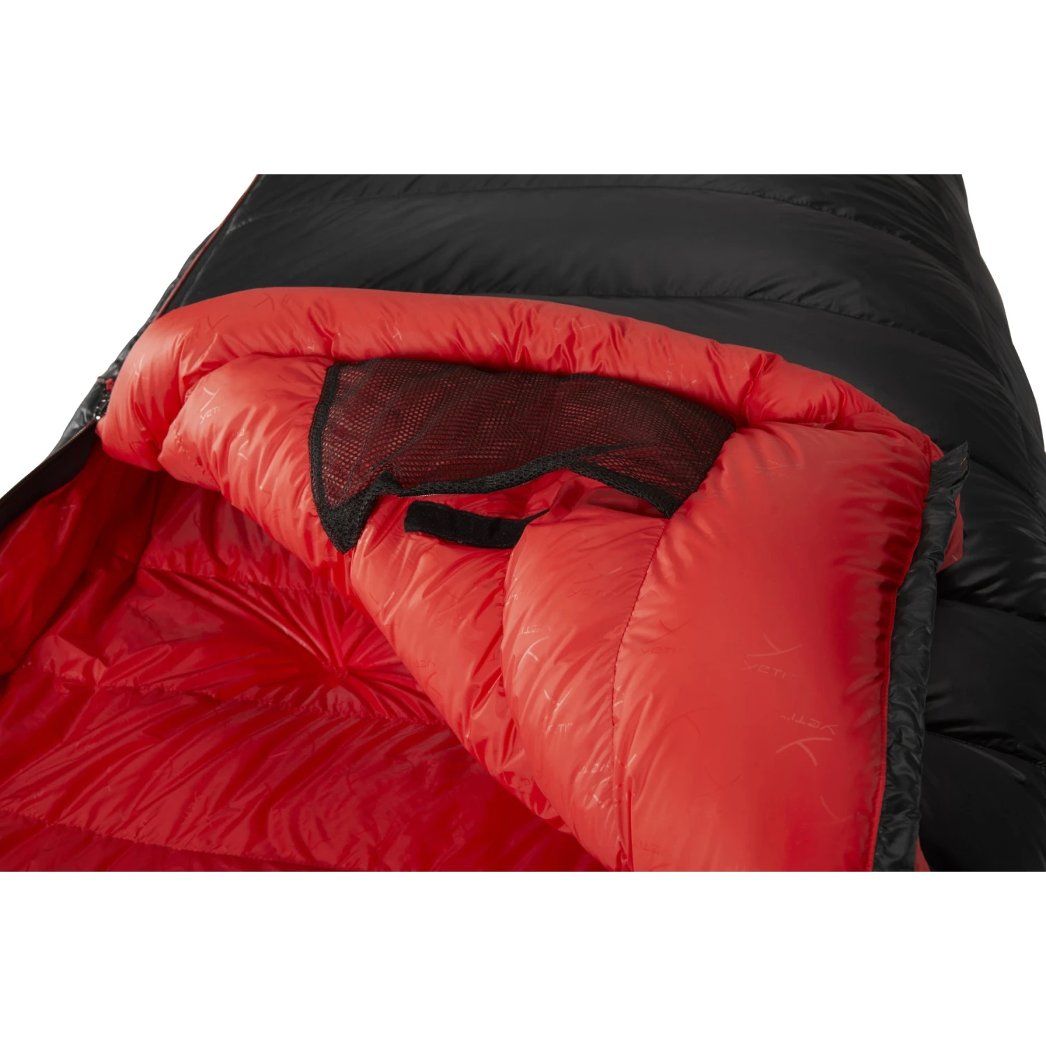 Y By Nordisk VIB 600 M Slaapzak - Rits Links - Black/fiery Red - Afbeelding 6